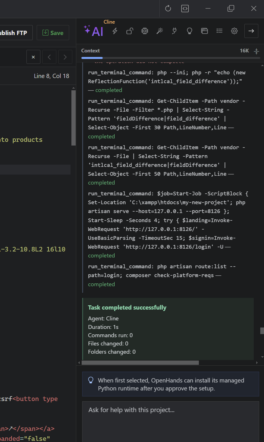 AI Agent Code Editor - Windows Desktop Application
