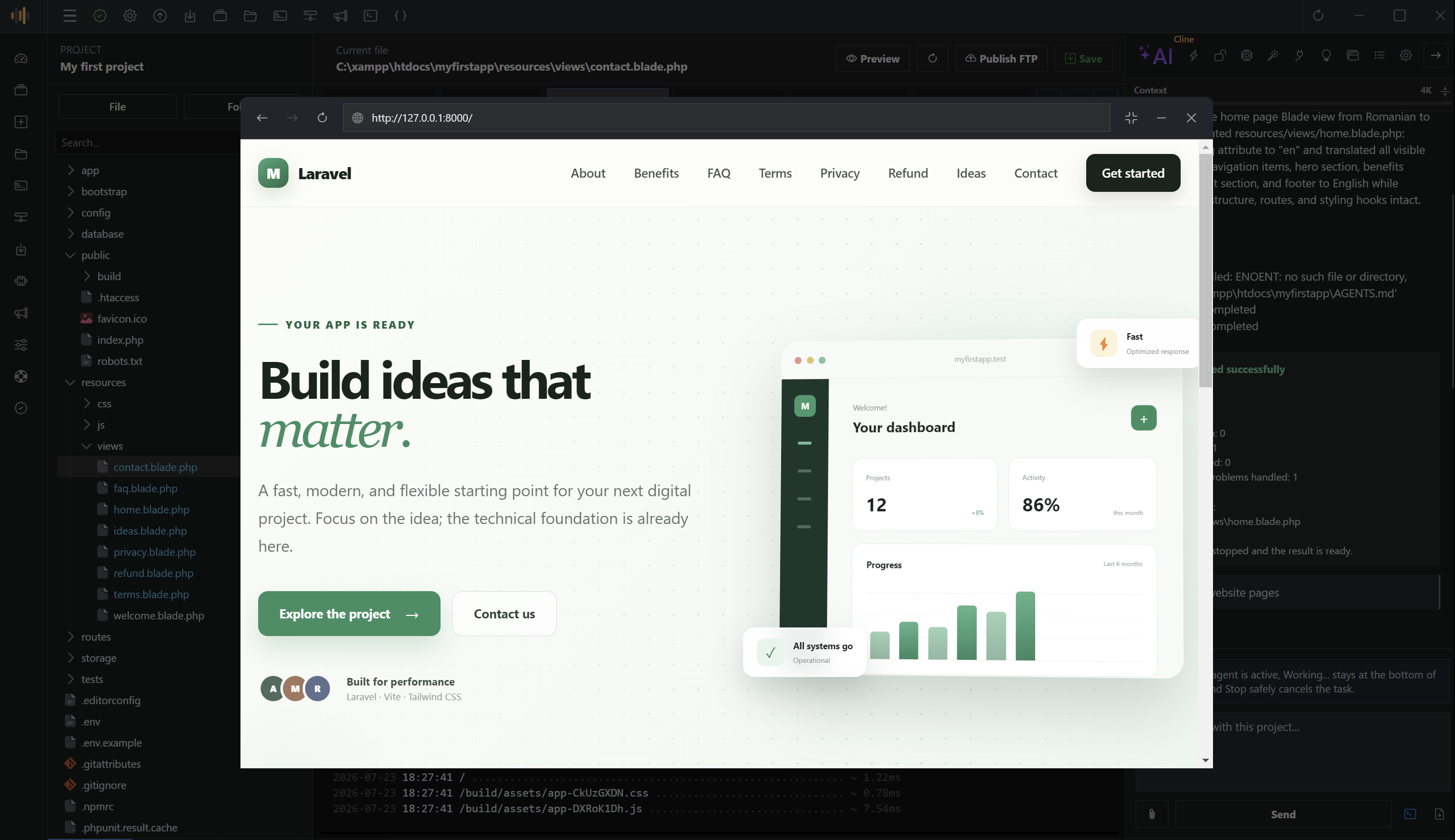 AI Agent Code Editor - Windows Desktop Application