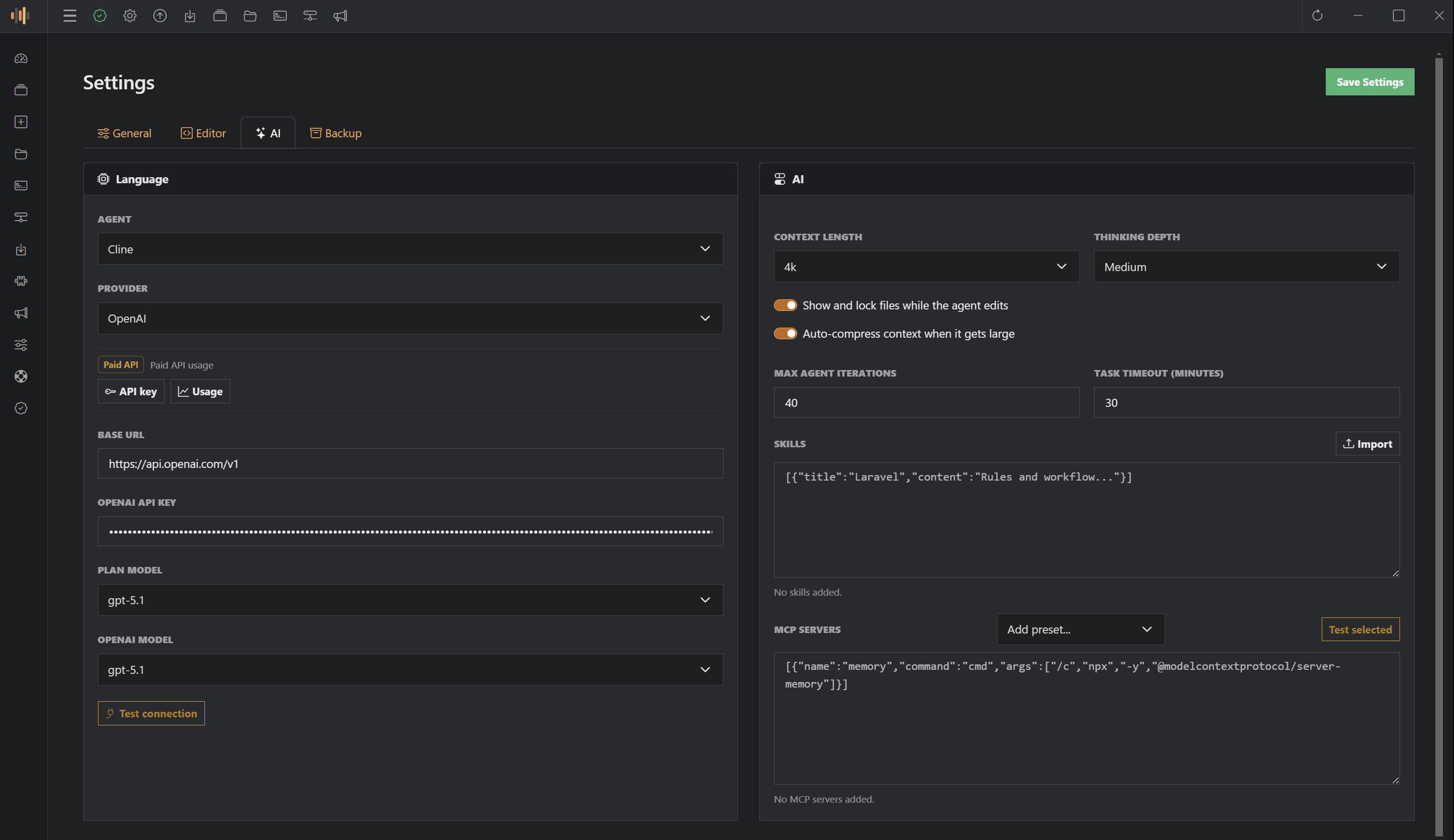ScriptExpert Code Editor development workspace